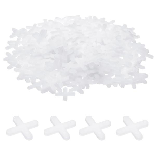 uxcell 100個 タイルスペーサー 4mm 硬質プラスチック クロスタイル レベラー スペーサ...