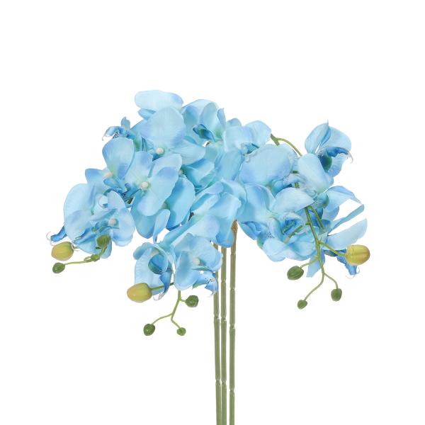 PATIKIL 造花 部屋 インテリア 胡蝶蘭 花束 80cm 3本入り 屋内 花瓶 ホーム 結婚日...