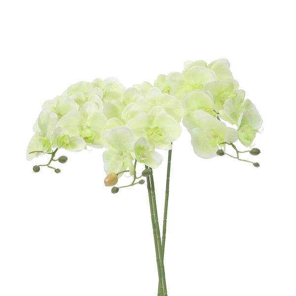 PATIKIL 造花 部屋 インテリア 胡蝶蘭 花束 80cm 3本入り 屋内 花瓶 ホーム 結婚日...