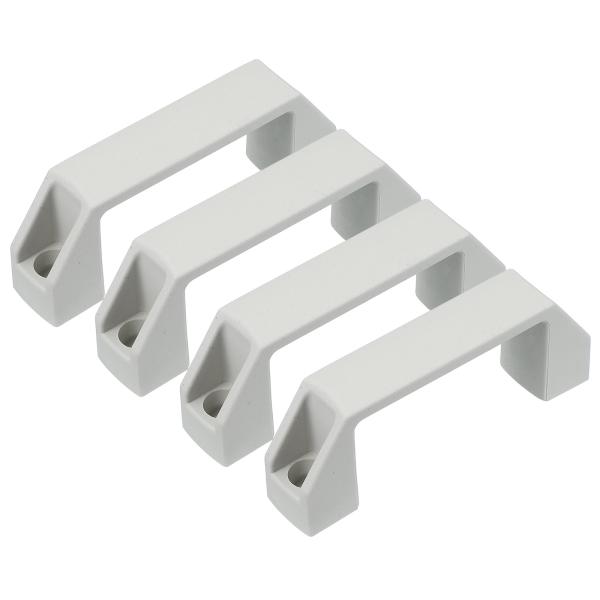 PATIKIL プラスチックプルハンドル 90mmホールセンター 4個の角型引き出し用ハンドル メカ...