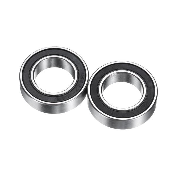 uxcell 2個15267-2RSディープグルーブボールベアリング15x26x7mmクロム鋼ベアリ...