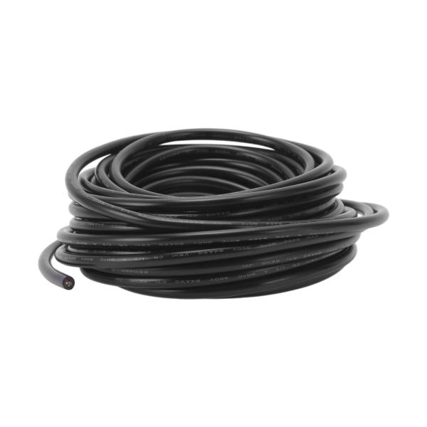 HEROFFIX 電気アース線 自動車用電源線 7.6 M ブラック TC 1個 24AWG 4導体...