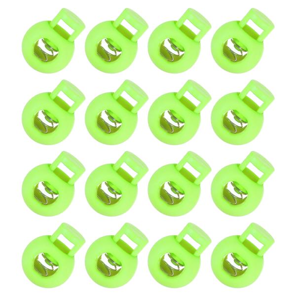 uxcell 50個 8mmプラスチックコードロック スプリングスライダートグルクリップエンドストッ...
