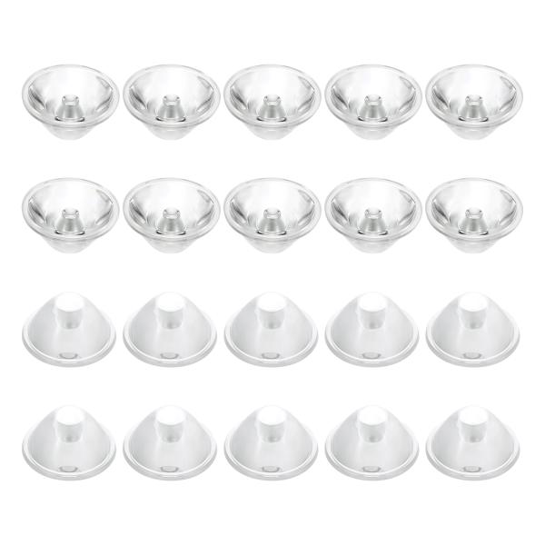 PATIKIL 10度 ハイパワーLEDレンズ 20mm LEDリフ レクターコリメーター アクリル...