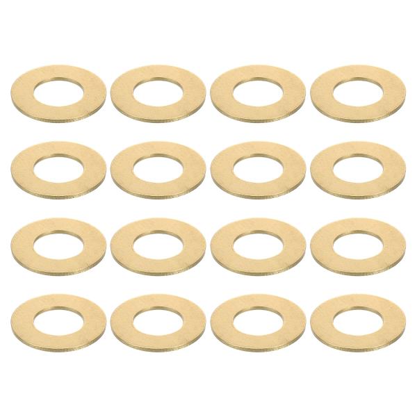 uxcell 平ワッシャー M10 銅ワッシャー 20個内径10mm*外径20mm*厚さ1.2mm ...