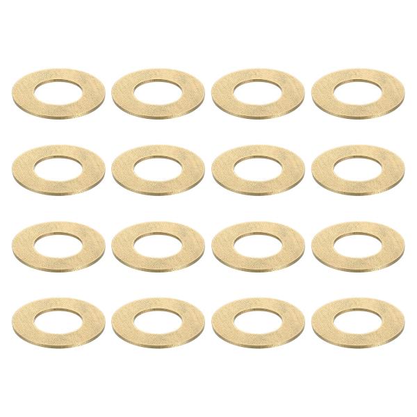 uxcell 平ワッシャー M12 銅ワッシャー 20個内径12mm*外径24mm*厚さ1mm スペ...