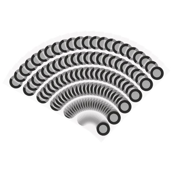 uxcell 126個 3Dスキャナーマーカー12mm3Dスキャナー用 3Dトラッキングドットリファ...