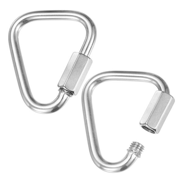 M METERXITY 2個入り速いリンクチェーンコネクター M5 3/16"316ステンレススチー...