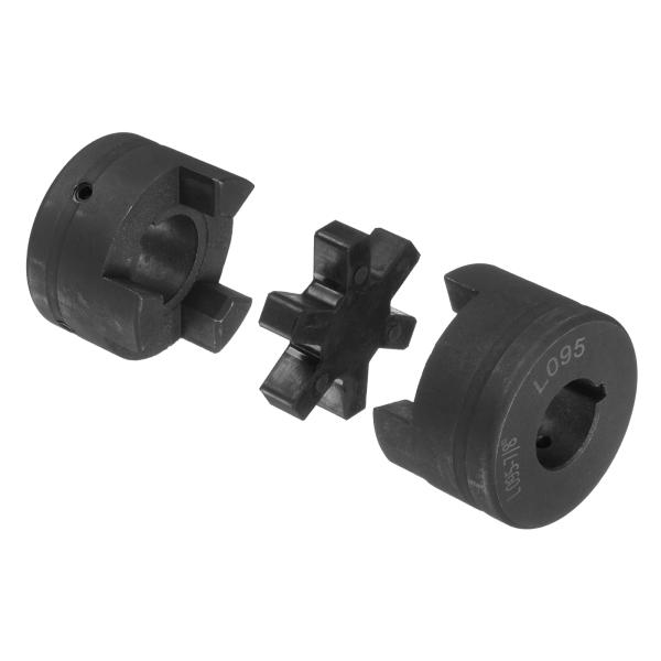 uxcell 7/8"〜1" L095 フ レキシブル3ピースLジョーカップリングセット＆ブナ-N ...