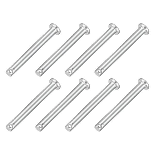 uxcell 8 個 5/32" x 1-3/8" シングルホールクレビスピン 304ステンレススチ...