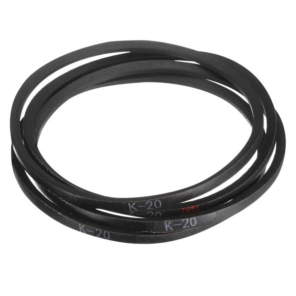 uxcell 4個 K20 ラバーVベルト KセクションVベルト 20" 外周x0.315" 幅x0...