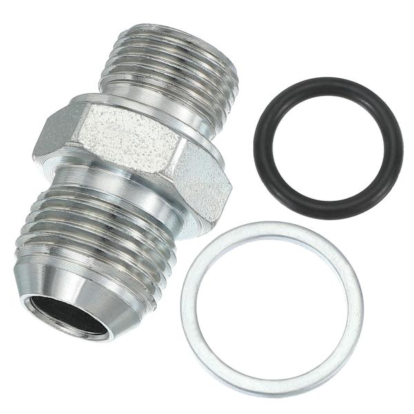 PATIKIL ヘックス縮小ニップルコネクターパイプアダプター3/4"メス37°フレアJIC x 3...