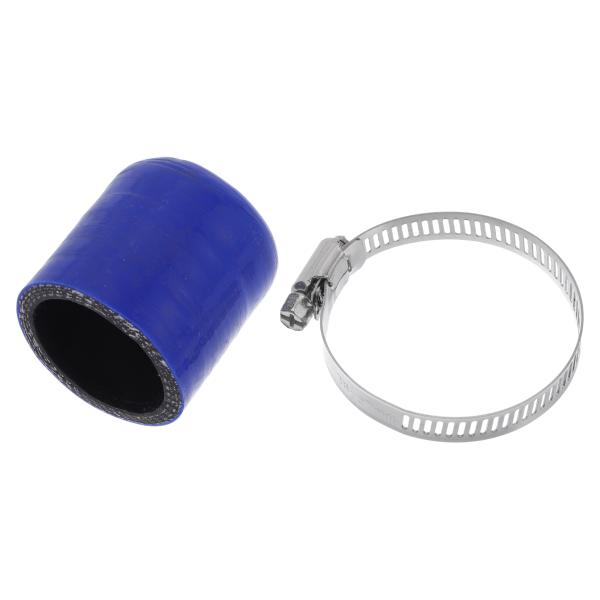 X AUTOHAUX 1セット40mm長35mm/1.38" IDブルー黒車用シリコーンラバーホース...