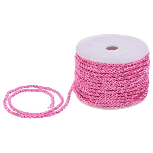 M METERXITY 22ヤードツイス トロープトリム 3 mm/0.12"ダークピンクソフトポリ...