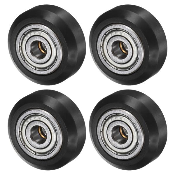 M METERXITY 4パック3DプリンターローラーVスロット 0.94"/24mm 3Dプリンタ...