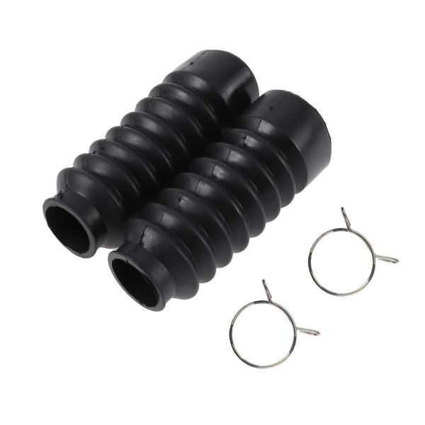 BULLSPANN オートバイ バイク用 フロントフォークブーツ 123x46x30mm フロントフ...
