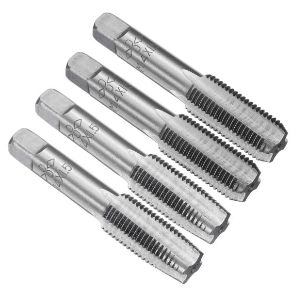 uxcell 2セット メトリックハンドタップ M14 x 1.5 H2スレッドテーパー+ボトム 9...