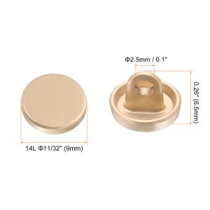 uxcell 10個14Lメタルラウンドフラッ...の詳細画像2