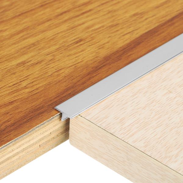 uxcell 2.9フィート x 0.39" t モールディングフロアトランジションストリップ アル...