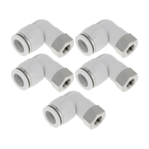 HEROFFIX プッシュ・トゥ・コネクト・エア・フィッティング 1/2" 90度 女性スレッドコネ...