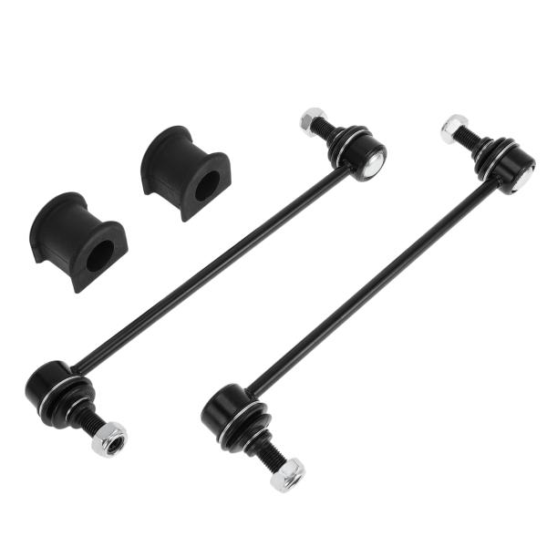 Hihaha フロントスタビライザーバーリンク2個のブッシング付きスウェイバーリンクキットサスペンシ...