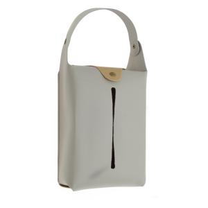 CAPASTEC ティッシュケース ティッシュホルダー ソフトパックティッシュ 北欧風 韓国風 取りやすい 卓上 車用 12x8x24cm グレー
