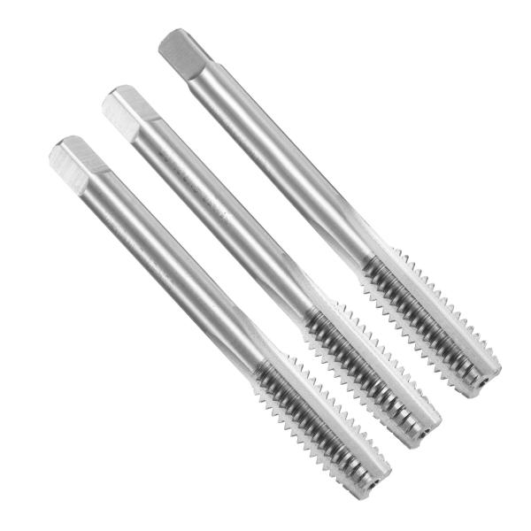 uxcell 3ピース ハンド タップ セット 3/8"-16 UNC テーパー/プラグ/ボトム タ...