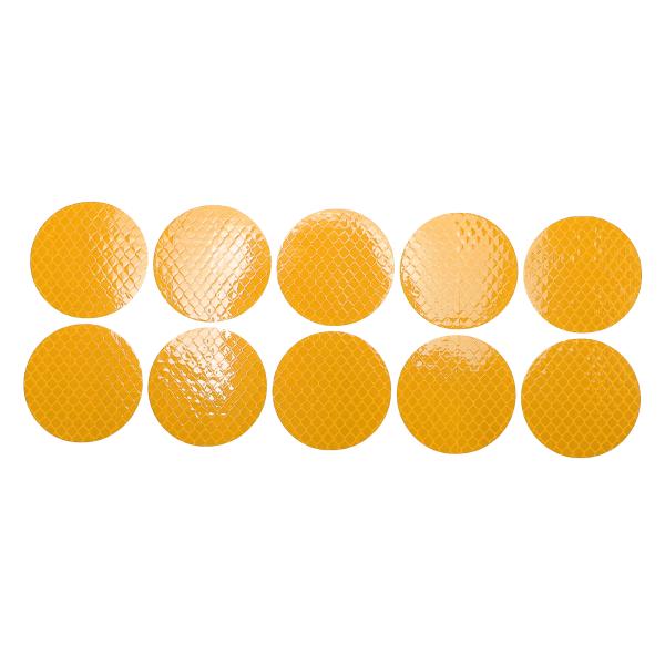 HOPESPANNER リフレクティブバンパーデカール ダイヤモンド オレンジ ラウンド ロンバス ...