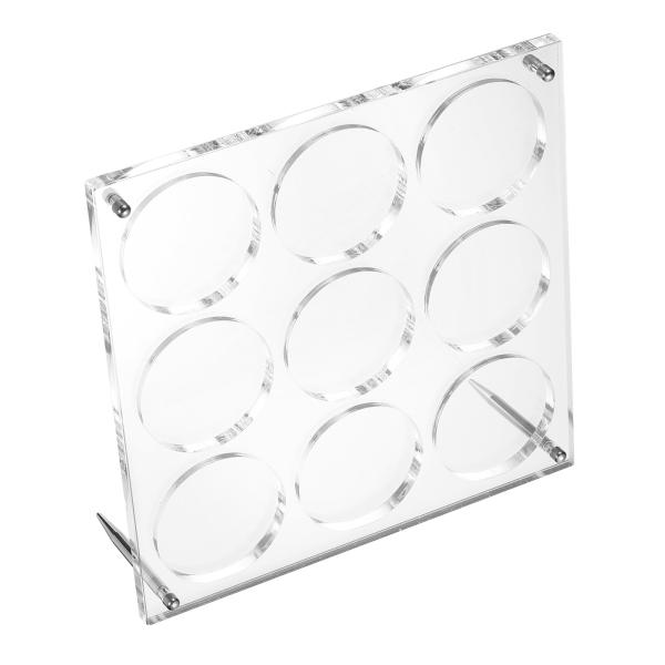 PATIKIL 3"アクリルコインディスプレイフレーム 3Dフロー　ティングディスプレイケースホルダ...