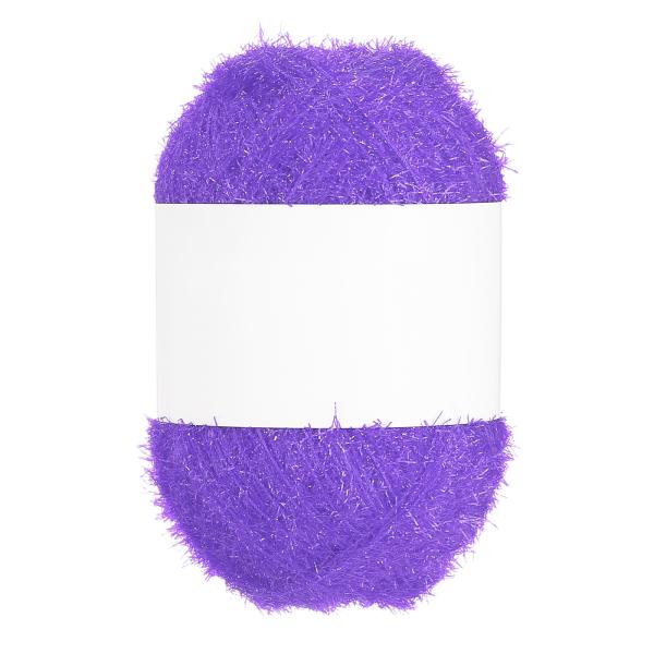 PATIKIL 218ヤードスクラビーヤーン スパークルヤーンポリエス テルスクラビースパークルレッ...