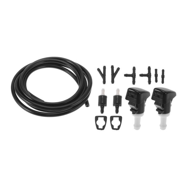 INFINAUTO ジープに対応コンパス2007-2010用ウインドシールドウォッシャーノズルキット...