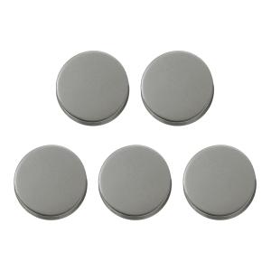 uxcell 5個入り 金属製丸ボタン 10mm 亜鉛合金シャンク フラット裁縫工芸 交換用ボタン 衣類装飾 DIYアクセサリー ブロンズ