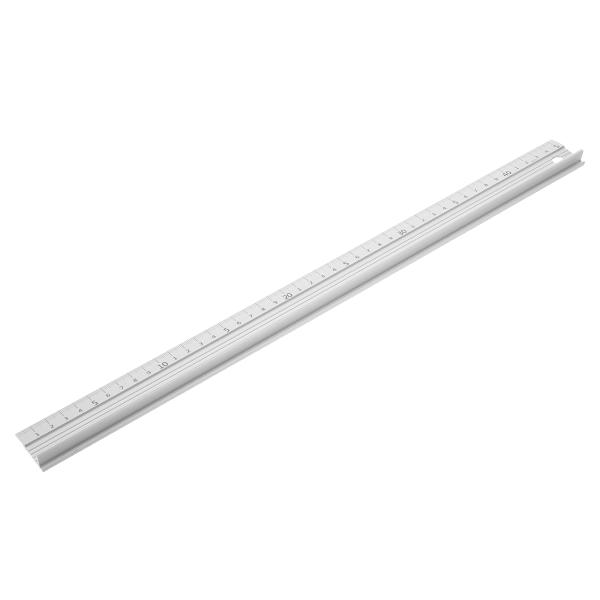 PATIKIL 45cm/18" アルミ製カッティングルール定規 l型カッティングルール 滑り止めゴ...