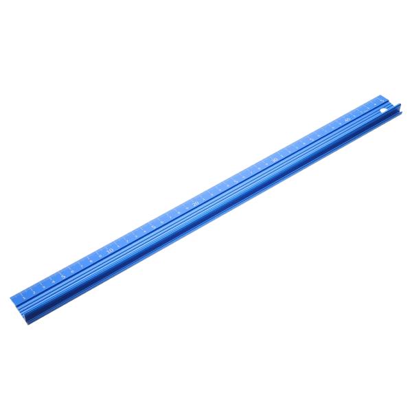 PATIKIL 45cm/18" アルミ製カッティングルール定規 L型カッティングルール 滑り止めラ...