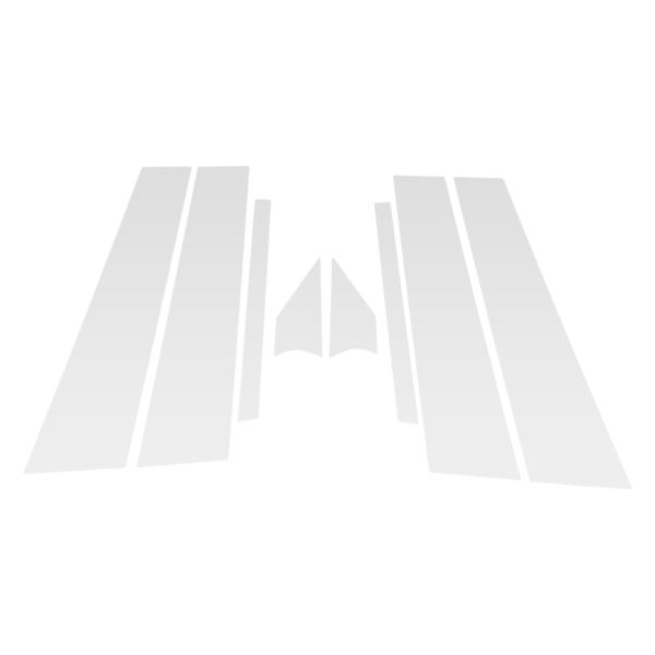 TUCKBOLD ドアピラーウィンドウトリムアンチスクラッチステッカーピラーポストドアアウターエクス...