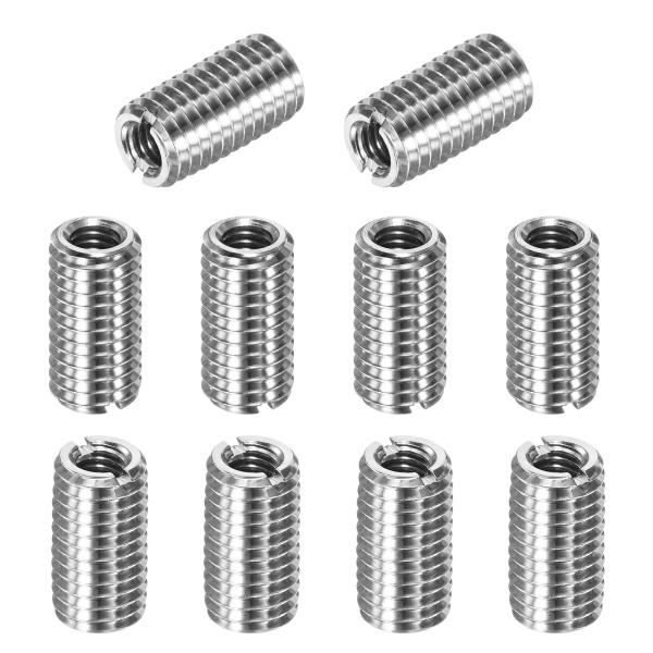 M METERXITY 10パックのスレッドアダプタースリーブ縮小ナット、M10x1.5メスからM6...