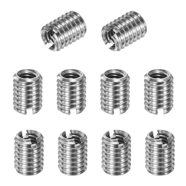 M METERXITY 10パックのスレッドアダプタースリーブ縮小ナット、M6x1メスからM4x0....