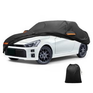 X AUTOHAUX 【ダイハツ コペン用】車ボディカバー 自動車カバー 新型100%防水生地&5層構造 軽量・女性でも楽々 裏起毛 塗装面保護