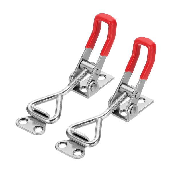 uxcell 2個セット 調整可能トグルクランプ M5×25mm 保持力220lbs(100kg) ...
