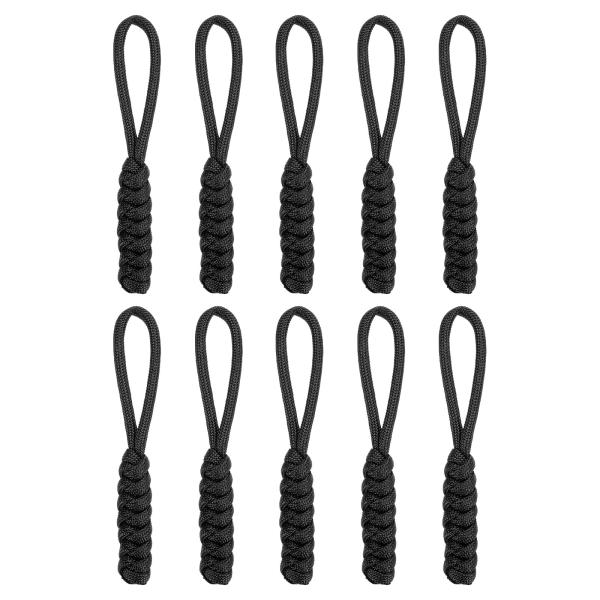 TIXIPEM ジッパープル交換【10個入り】- 織りパラコードプルタブエクステンダー 荷物＆バック...