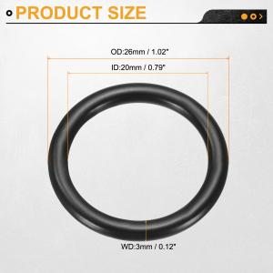 uxcell 3個セット 1/8×25/32(...の詳細画像2