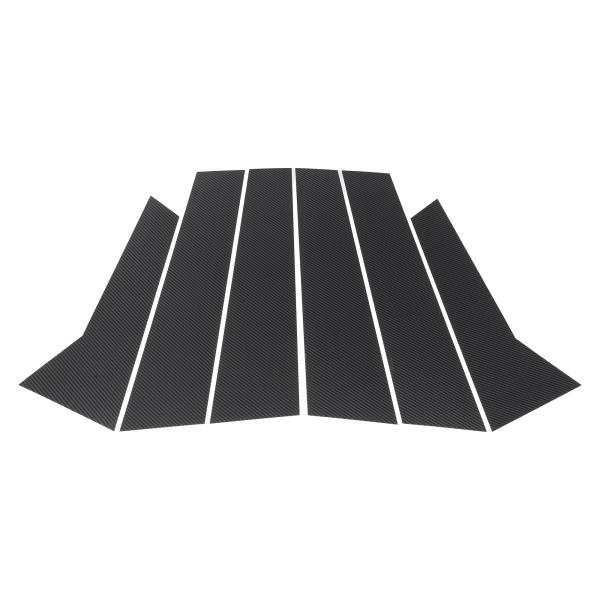 A ABSOPRO Porscheに対応 マカン2014-2022用 ドアピラーウィンドウトリムフロ...