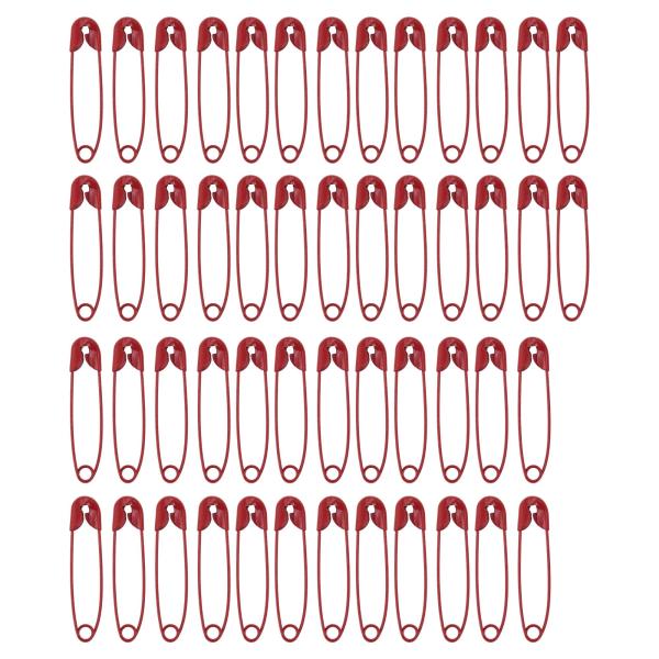 CAPASTEC カラー安全ピン 塗装された安全ピン30mm ニッケルメッキ スモール 裁縫ピン ブ...