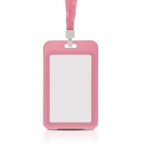 GLIDESMOOTH 名札ホルダー IDカードホルダー 首掛け ネームプレート ネームホルダー 社員証 名札 メンズ レディース 仕事用 1個 ピン