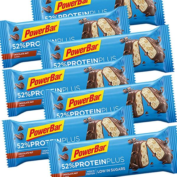PowerBar パワーバー 52%プロテインプラス  チョコレートナッツ7本 補給食 マラソン ト...