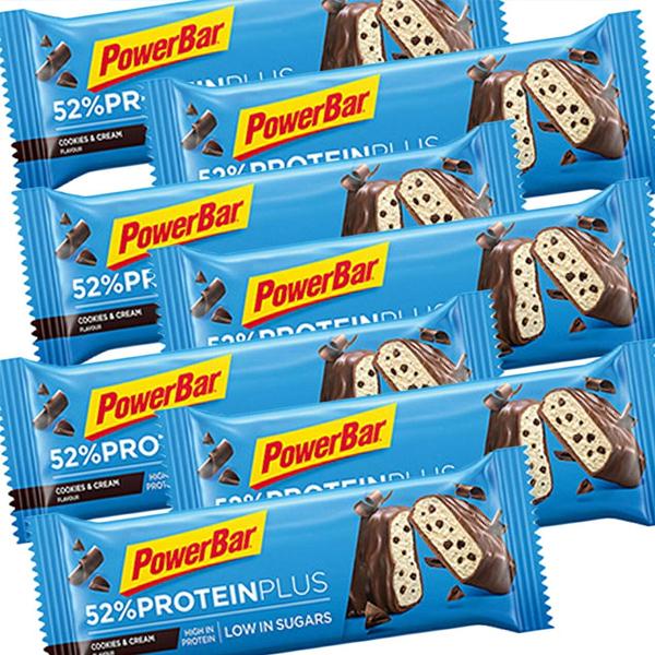 PowerBar パワーバー 52%プロテインプラス クッキー＆クリーム7本 補給食 マラソン トレ...