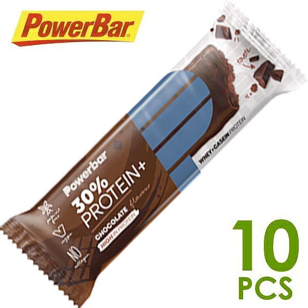 PowerBar パワーバー 30%プロテインプラス チョコレート 10本 補給食 マラソン トレラ...