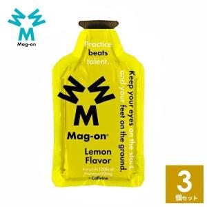 Mag-on(マグオン) エナジージェル レモン味 3個 マラソン トレラン ランニング 補給食 サイクリング エネルギーゼリー エネルギージェル ロードバイク 登山
