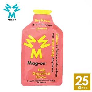 Mag-on(マグオン) エナジージェル ピンクグレープフルーツ味 25個 マラソン トレラン 補給食 サイクリング エネルギーゼリー エネルギージェル ロードバイク｜sotoaso-trail