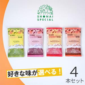 Shonai Special(ショウナイスペシャル) KAKI ENERGY BAR(柿ベースエナジーバー) 選べる4味4本 エナジーバー 登山 マラソン トレラン 行動食 補給食 自転車｜sotoaso-trail